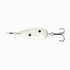 Bass Assets Rat-a-Tat Flutter Spoon -Daiwa Store BA RATFS glow white