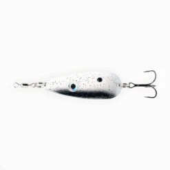 Bass Assets Rat-a-Tat Flutter Spoon -Daiwa Store BA RATFS white crappie