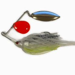 Omega Genesis Ti Spinnerbait -Daiwa Store OG 12 chart shad 45nickelwil 4florescent red col